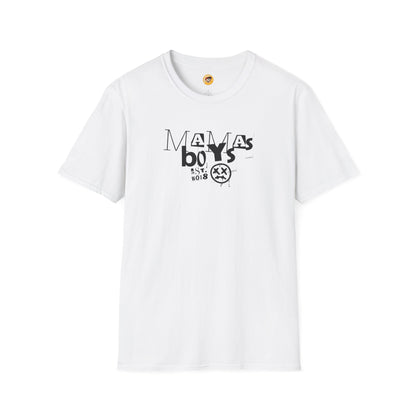 Mamas Boys Retro Grunge Logo Tee