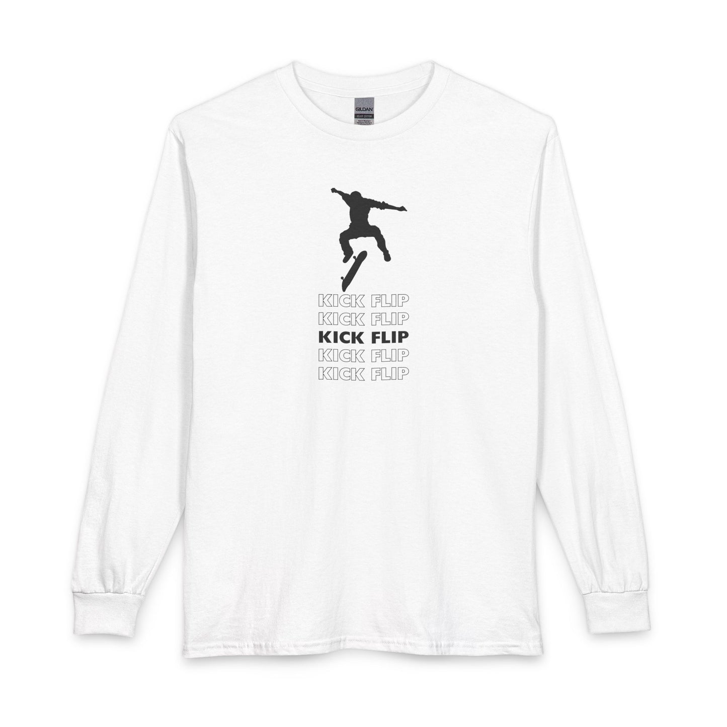 MamasBoys Silhouette Kick Flip Long Sleeve Tee