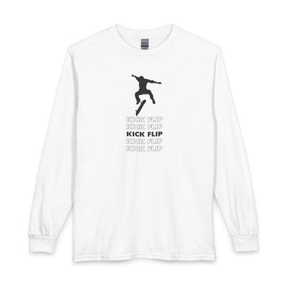 MamasBoys Silhouette Kick Flip Long Sleeve Tee
