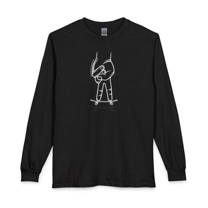 MamasBoys Finger Flip Long Sleeve Tee