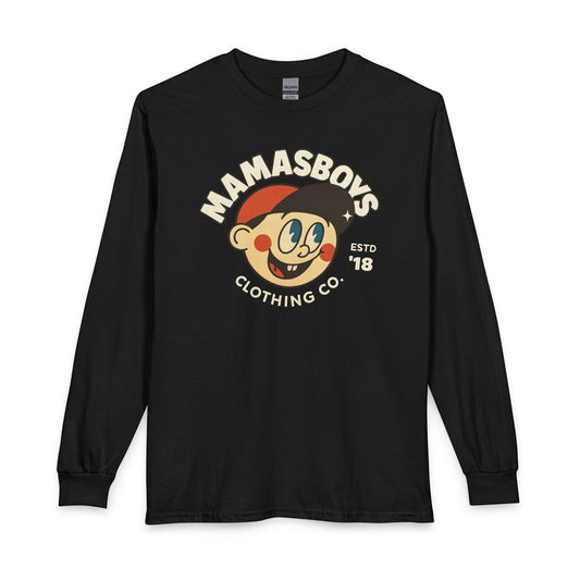 MamasBoys Official Brand Logo Long Sleeve Tee