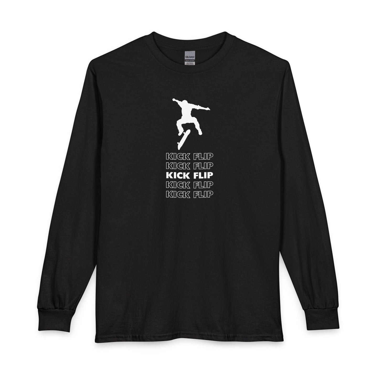 MamasBoys Silhouette Kick Flip Long Sleeve Tee