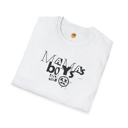 Mamas Boys Retro Grunge Logo Tee