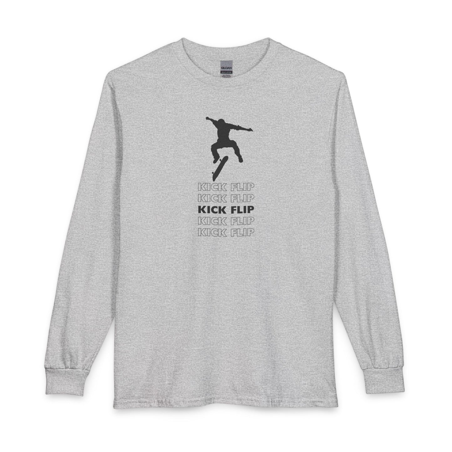 MamasBoys Silhouette Kick Flip Long Sleeve Tee