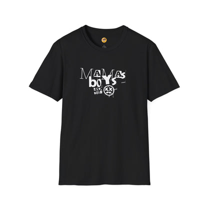 Mamas Boys Retro Grunge Logo Tee