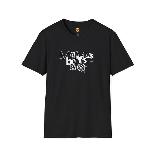 Mamas Boys Retro Grunge Logo Tee