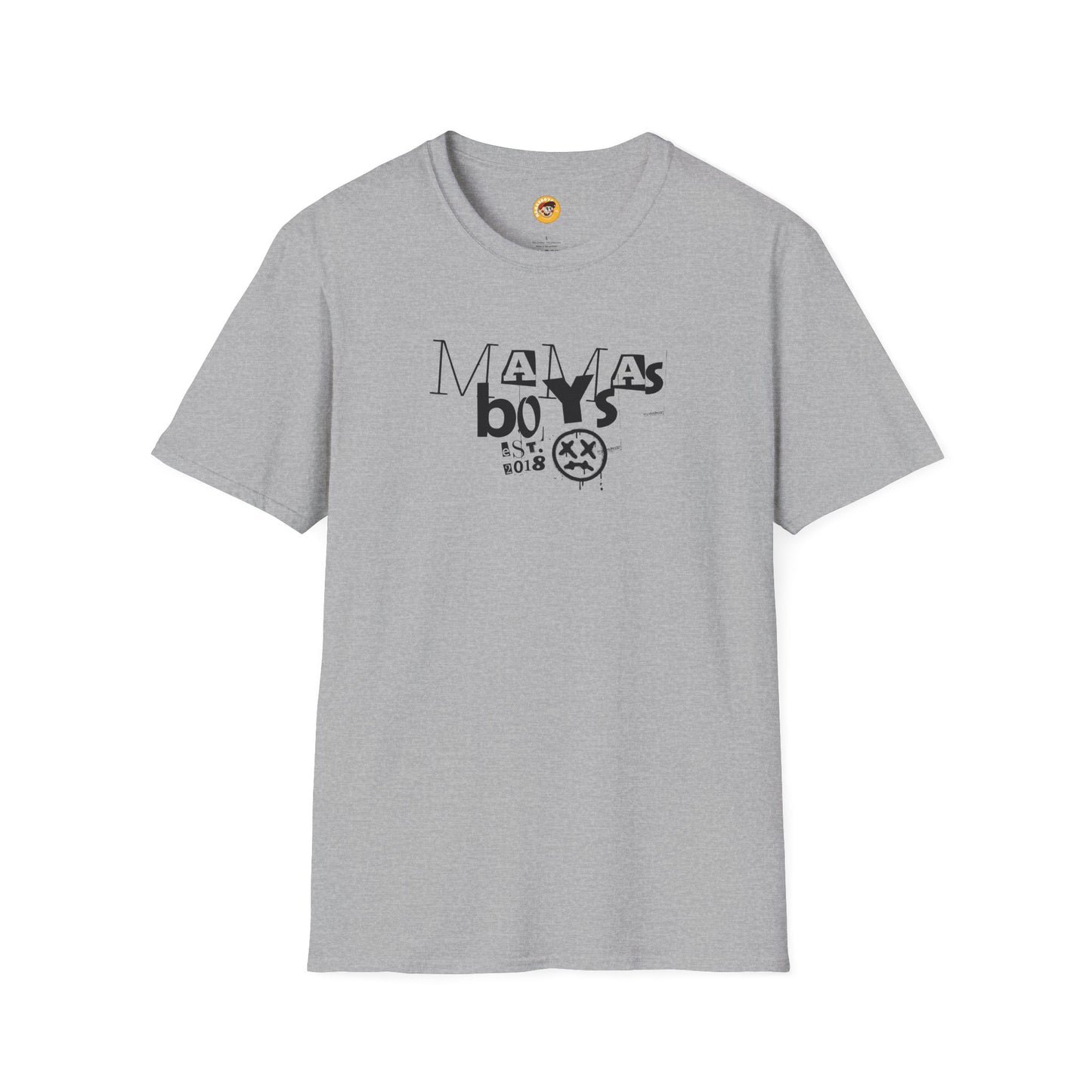Mamas Boys Retro Grunge Logo Tee