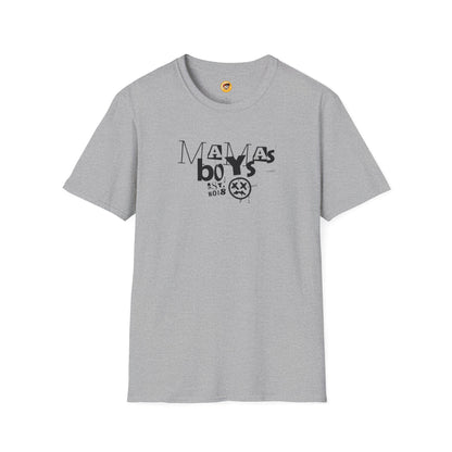 Mamas Boys Retro Grunge Logo Tee