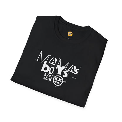 Mamas Boys Retro Grunge Logo Tee