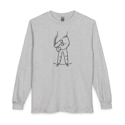 MamasBoys Finger Flip Long Sleeve Tee